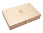 Preview: Firmer chisels - set in wooden box, hornbeam handle / fine-honed blade, 6 pcs. sizes: 6, 10, 12, 16, 20, 26 mm