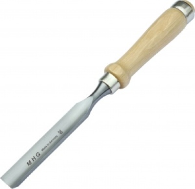 Gouges with hornbeam handle, 4 to 55 mm, fine-honed blade