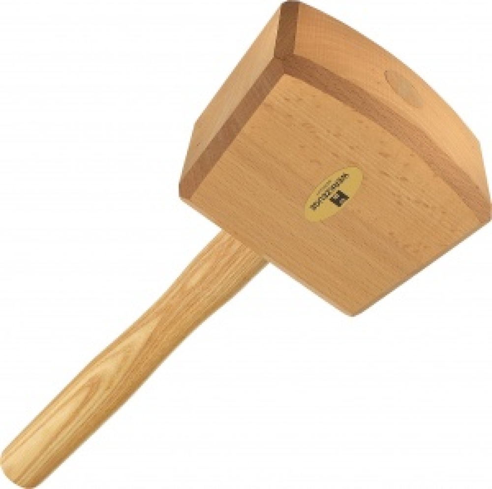Carpenters wooden mallet (DIN 7461) - copper beech mallet head length 140 mm