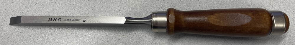 Lochbeitel mit Weißbuchenheft BRAUN, Klinge feingeschliffen