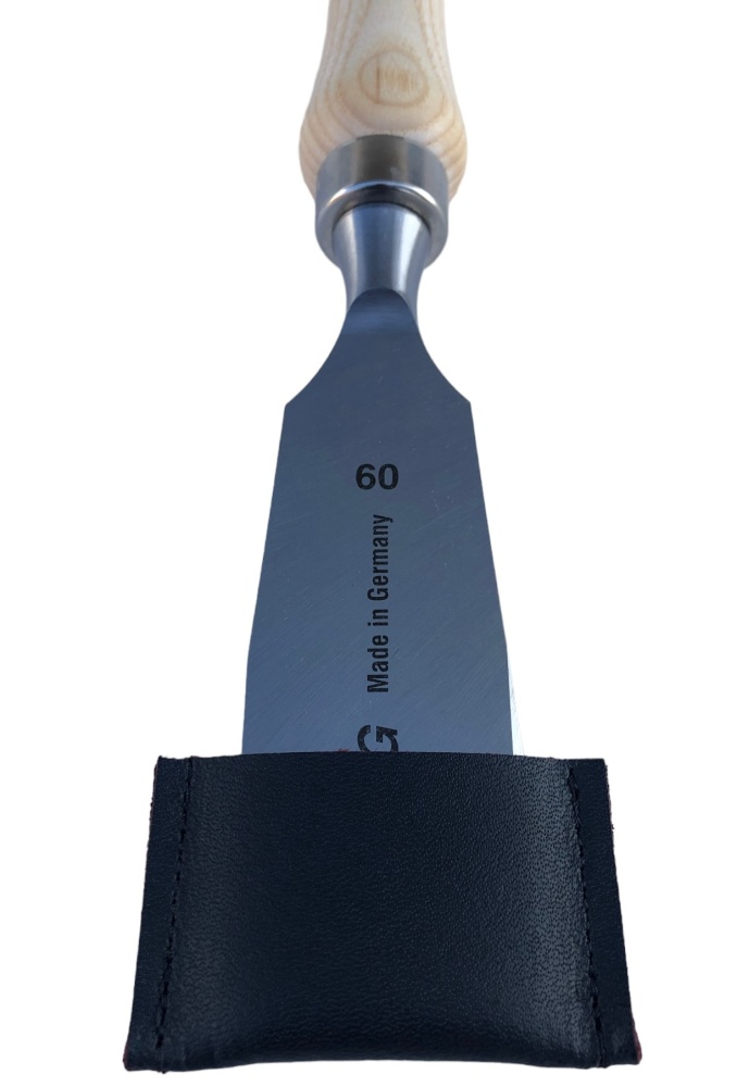 Lederschutz für Sticheisen, Stechbeitel, Zimmermannsbeitel 55-60 mm