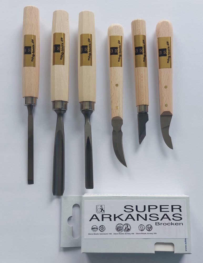 Kerbschnitzwerkzeugsatz 7-tlg